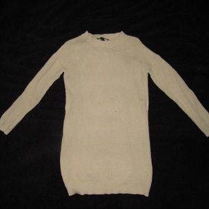 Cream/tan knitted mini dress.